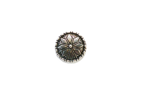 Norwegian Pewter Star Rose 20mm