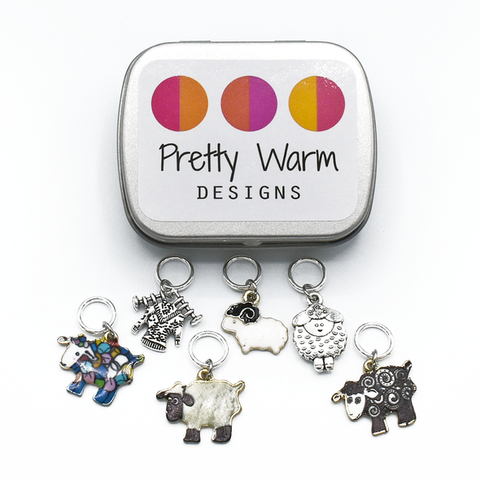 Pretty Warm Designs Stitch Markers