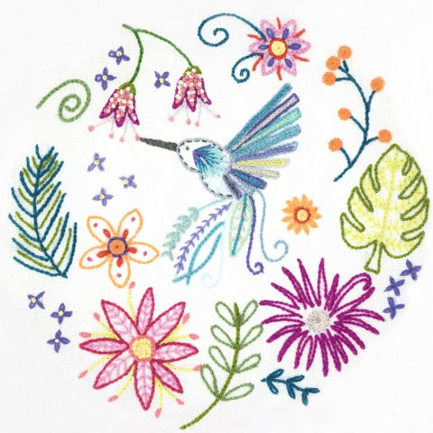 Embroidery Kit - Zachary the Little Hummingbird