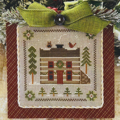 Little House Needleworks - Log Cabin 8 Log Cabin Christmas