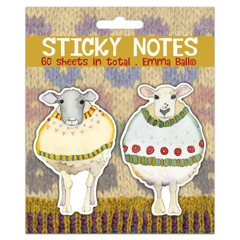 Emma Ball Sheep in Sweaters Sticky Notes Set