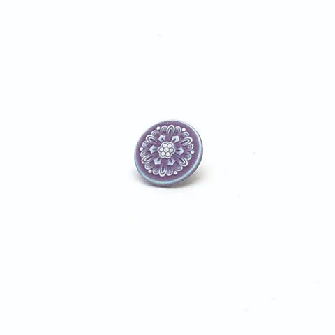 Plastic Purple Round Doiley 13mm
