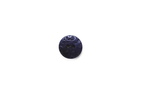 Ornate Corozo Blue 15mm