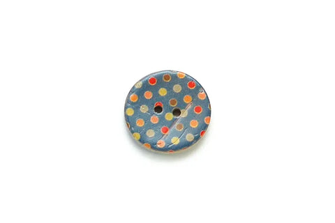 Coconut Blue with Multi Dots 23mm