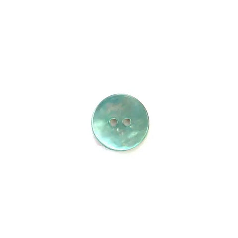 Dyed Agoya Shell Shiny Turquoise 15mm