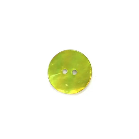 Dyed Agoya Shell Shiny Green 20mm