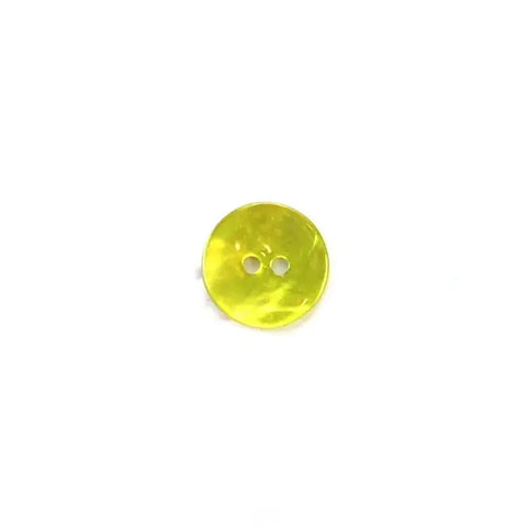 Dyed Agoya Shell Shiny Green 15mm