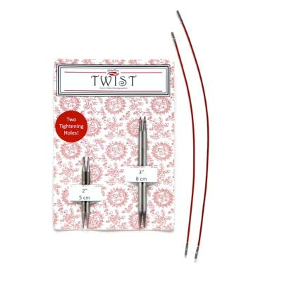 ChiaoGoo TWIST RED Shorties Combo Pack 2.50mm