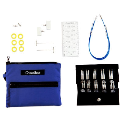 ChiaoGoo TWIST Shorties Interchangeable Set SMALL (Blue)