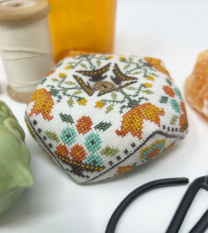 Tiny Modernist - Fall Prism Biscornu