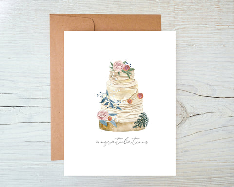 Wedding Cake Congratulations