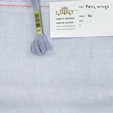 Dames of the Needle Linen 36 ct - Fairy Wings