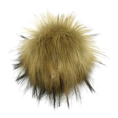 Snap On Pompom Natural