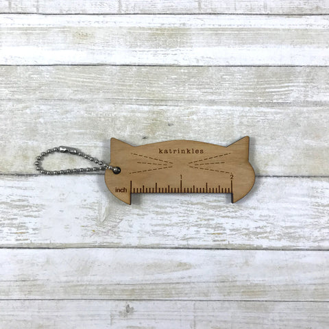 Katrinkles Cat Collection 2" Ruler Key Chain