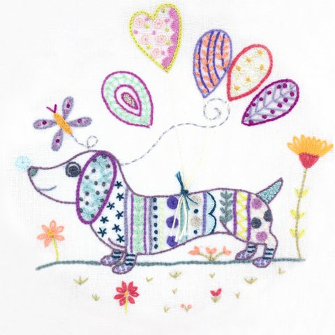 Embroidery Kit - Michel a Lovely Dachshund