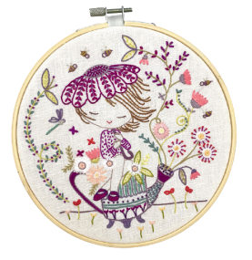 Embroidery Kit - Taking Care of the Garden
