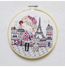 Embroidery Kit - Shopping in Paris